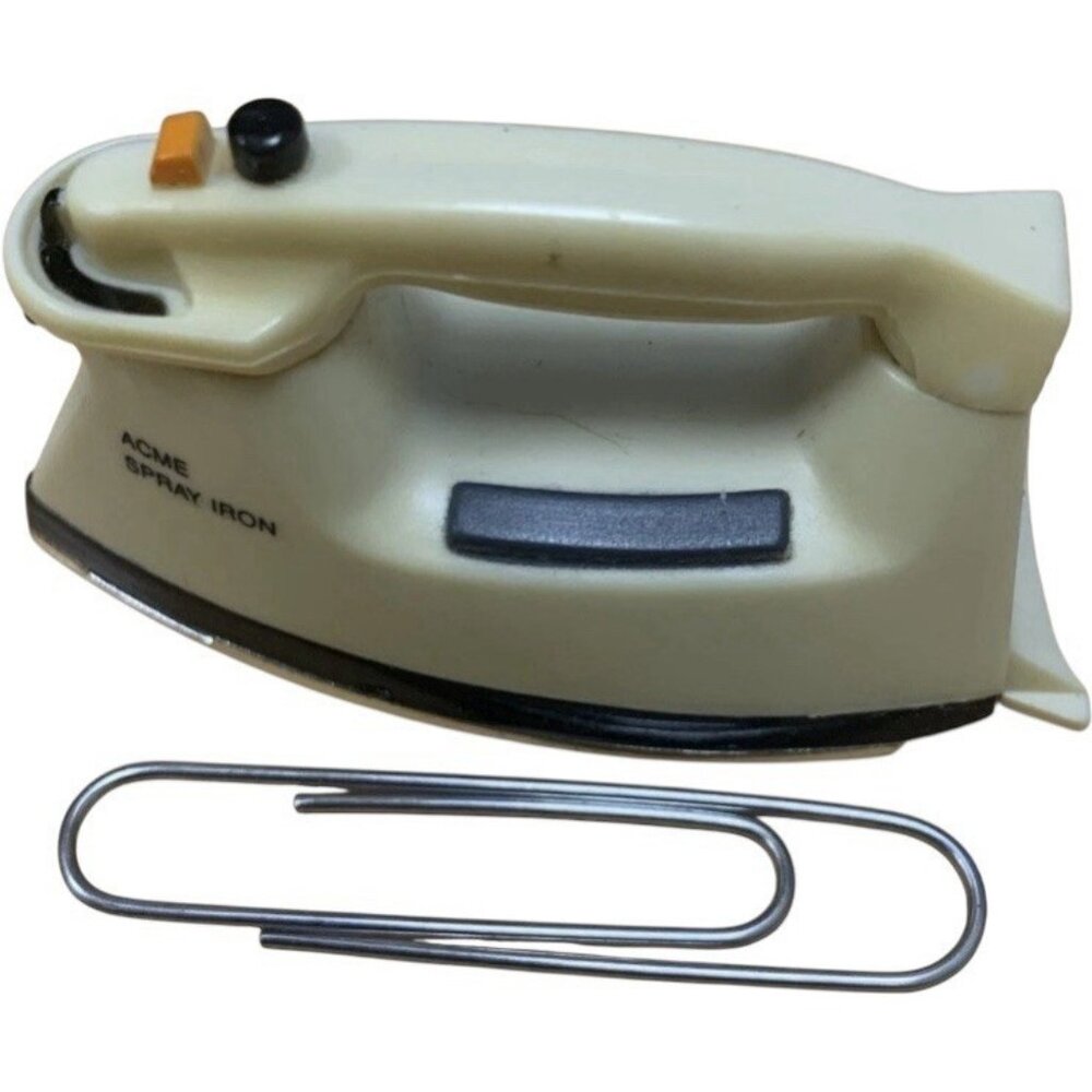Vintage Retro Acme Spray Clothes Iron Refrigerator Magnet Doll House Mini 1990’s